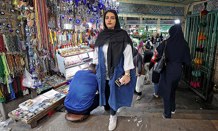 Iranian women shop at Tajrish bazaar in the capital Tehran. File/Agence France-Presse