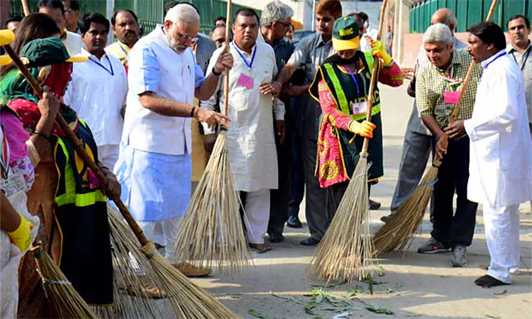 The Swach Bharat Mission was originally started by Prime Minister Modi in 2014.