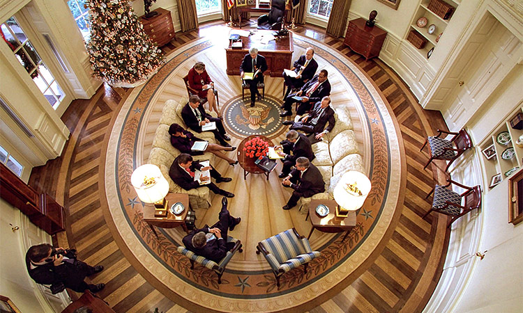The Oval Office — A view from the top.
