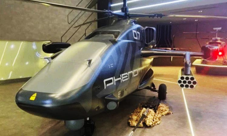 The Phenom UAV military helicopter.
