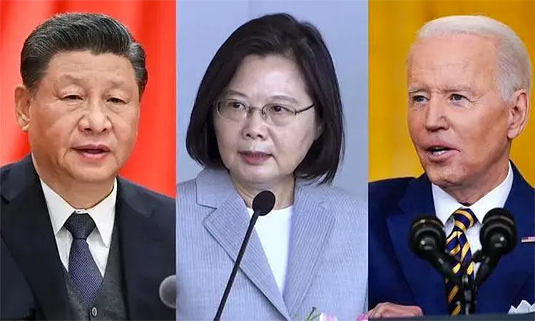 Xi Jinping, Tsai Ing-wen, Joe Biden