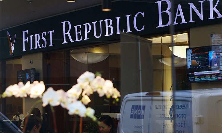 A First Republic Bank brance in New York.