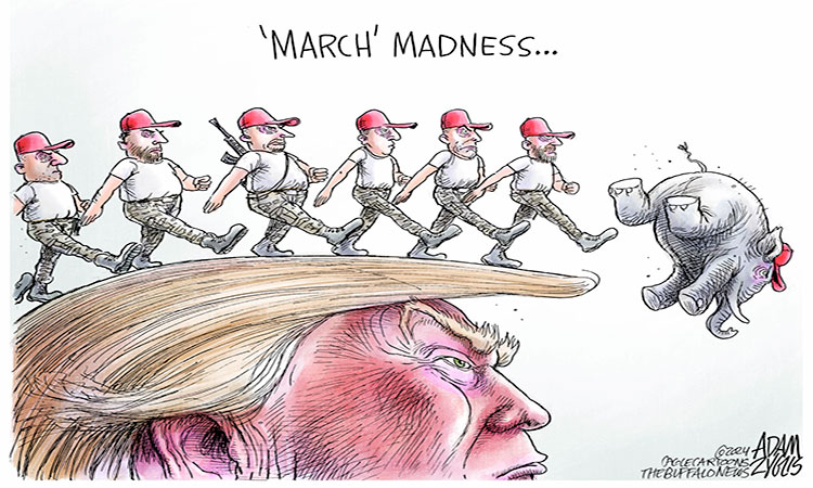 Marching ahead