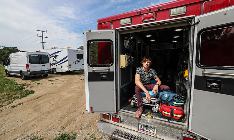 Cameron Gordon is one of thousands of people living in a vehicle in Los Angeles County. (TNS)