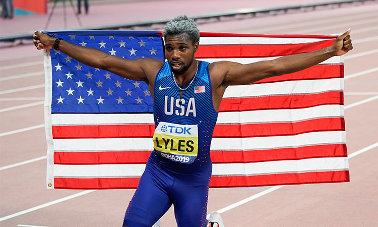 Lyles leads American gold rush  in wake of Salazar shock