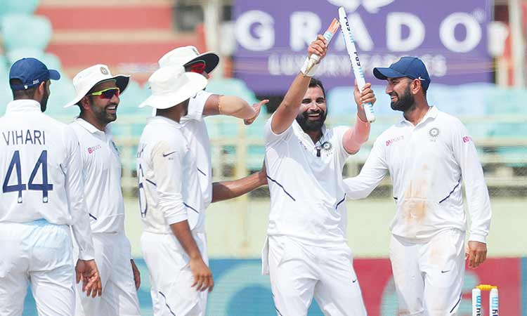 Shami helps India defeat S.Africa