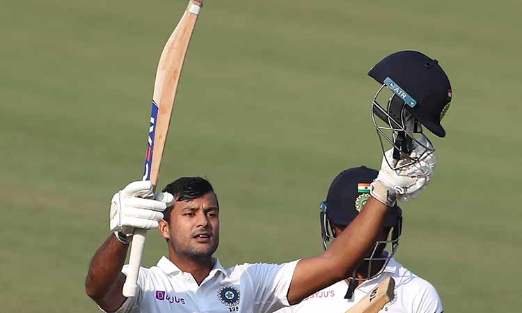 Red-hot Agarwal’s double ton extends India’s dominance over Bangladesh on day two