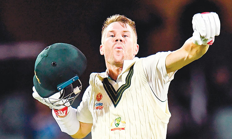 Warner and Labuschagne punish Pakistan with twin tons on day one