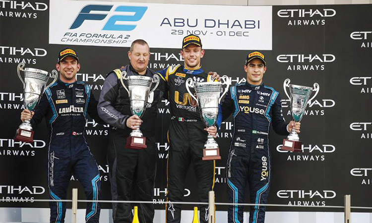 Ghiotto storms to victory in Formula 2 sprint race; Connor dominates F4UAE Trophy Round