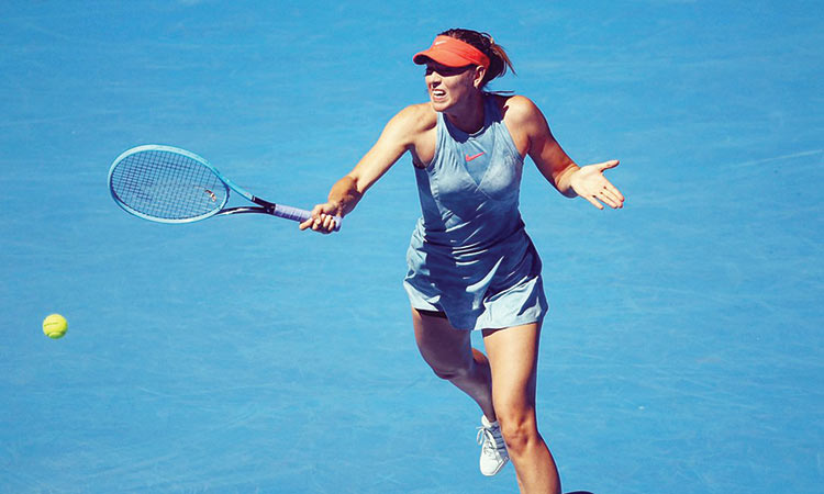 Sharapova faces Fed Cup finalist Tomljanovic at Mubadala Tennis C’ship
