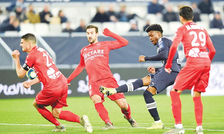 Maja hat-trick hammers Nimes; Marseille close gap on leaders PSG 