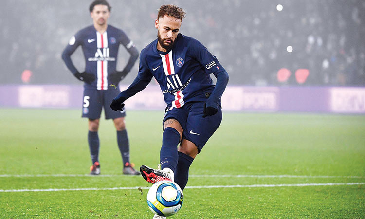 Neymar And Mbappe Fire Psg Five Points Clear In League - Gulftoday