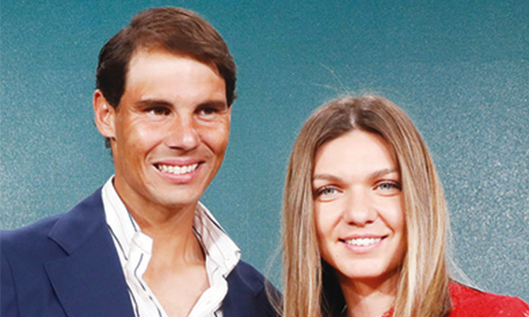 Rafael-Nadal and Simona Halep