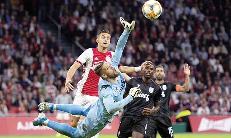 Ajax see off PAOK to make Champions League playoffs
