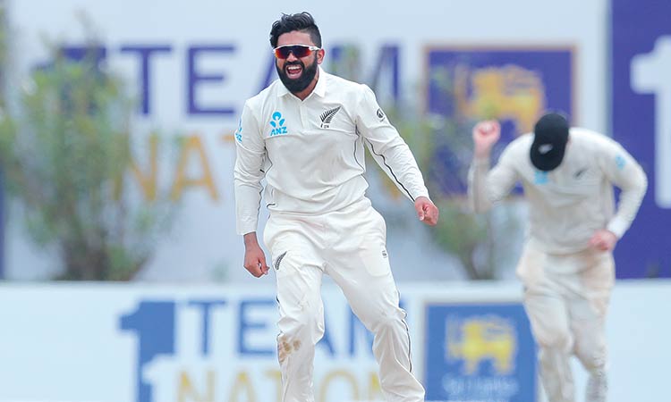 New Zealand’s Patel restricts  Sri Lanka with five-wicket haul
