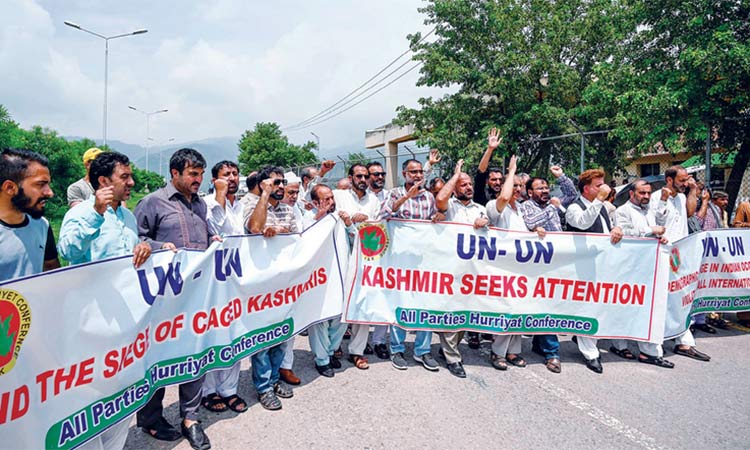 Kashmir-Protest