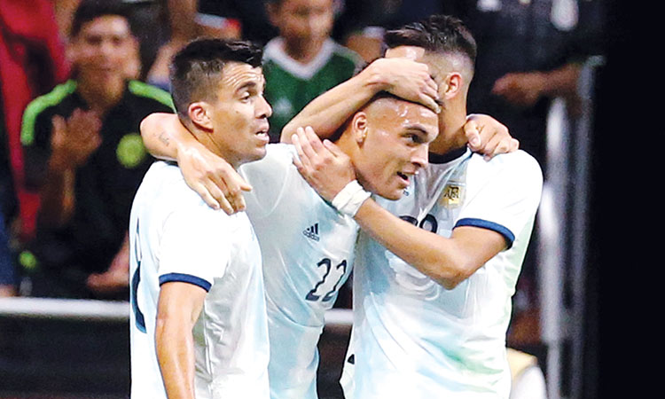 Martinez fires Argentina over Mexico as Peru down Brazil, US end 2-game skid