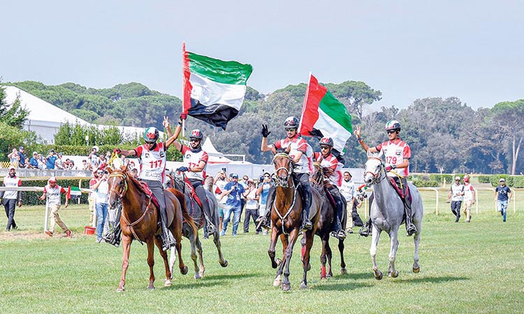 UAE riders reign supreme at endurance c’ship in Italy