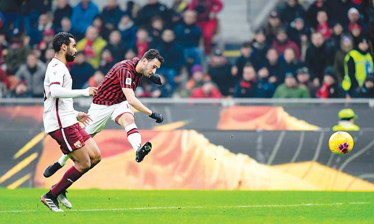Milan knock out Torino to set up Italian Cup semis clash with Juve
