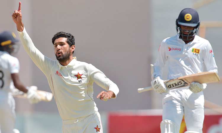 Zimbabwe builds lead after Raza takes career-best seven wickets