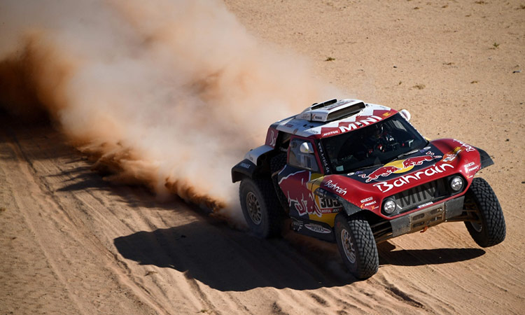 Spanish veteran Sainz bosses Dakar stage five to extend lead