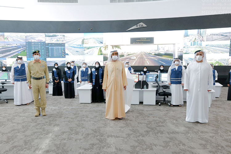Mohammed opens smart traffic centre-2-750x450