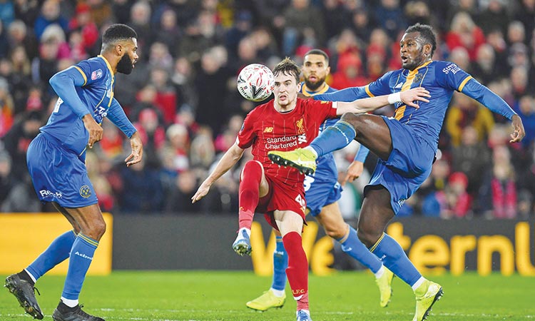 Liverpool beat Shrewsbury  to reach FA Cup fifth round