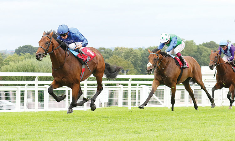 Arabian Crown looks to provide Charlie Appleby with a third straight win in the G3 Ghaiyyath Zetland Stakes on the back of a straightforward victory in the Listed Stonehenge Stakes.  File