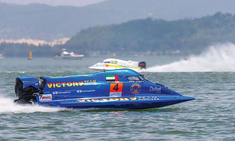 Victory Team’s Erik Stark in action during the Grand Prix of Binh Dinh-Vietnam.