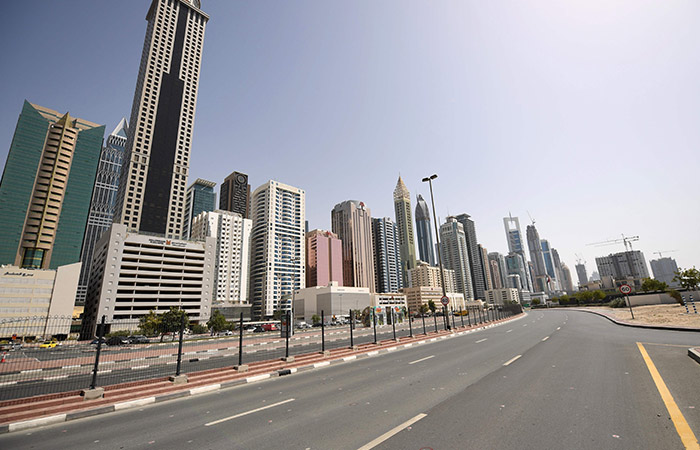 Empty Dubai Street