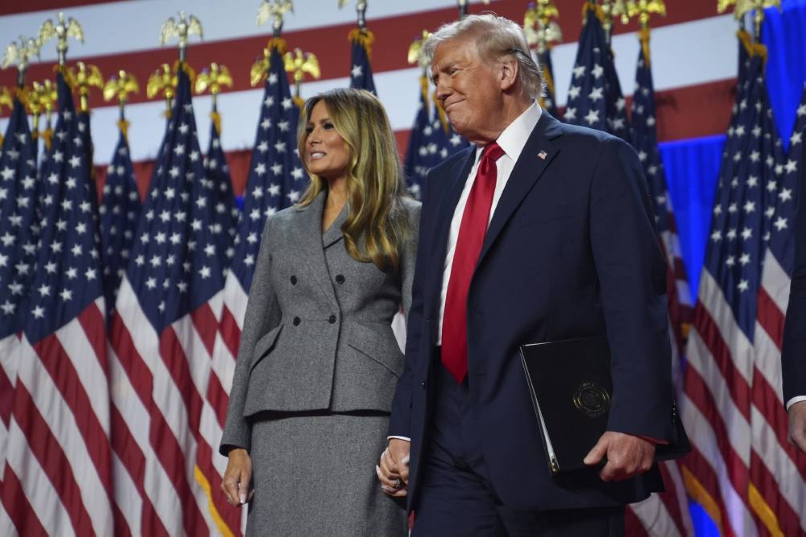 Trump claims 'magnificent' victory over Harris