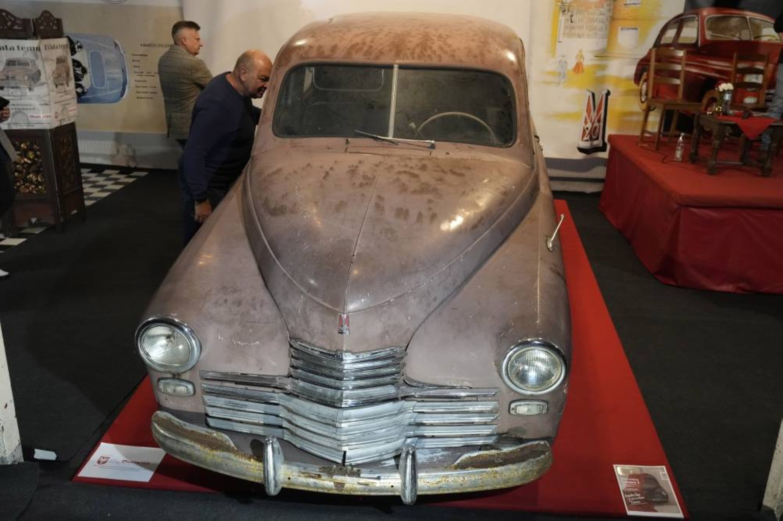 The first car made during Soviet-era Poland goes on display 73 years later