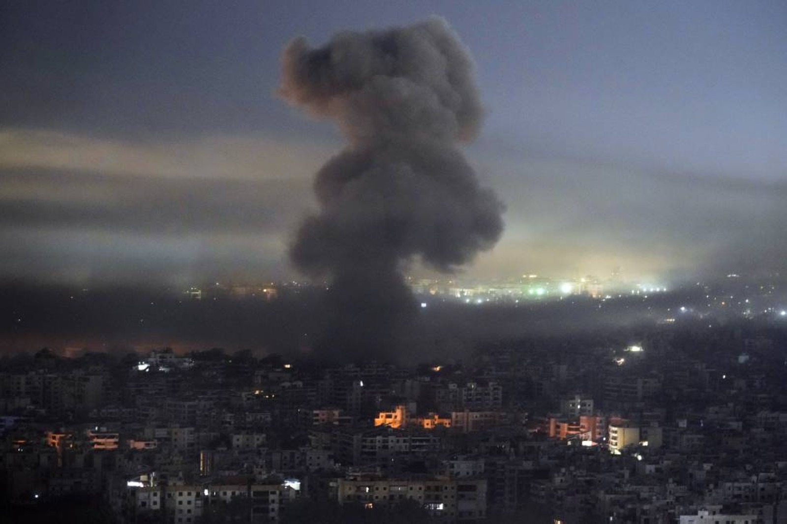 Israel strikes on south Beirut after evacuation call