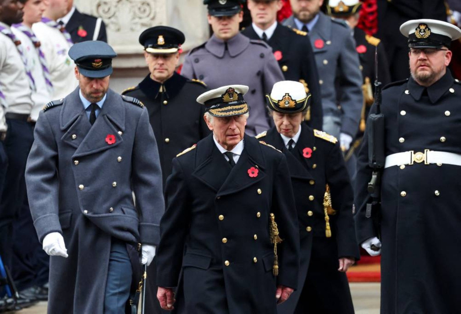 King Charles III and Kate attend remembrance events as both slowly return to duty