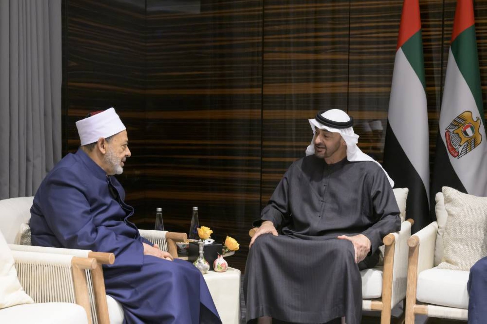 Sheikh Mohamed meets Grand Imam of Al Azhar, hails crucial role of religious leaders in climate fight