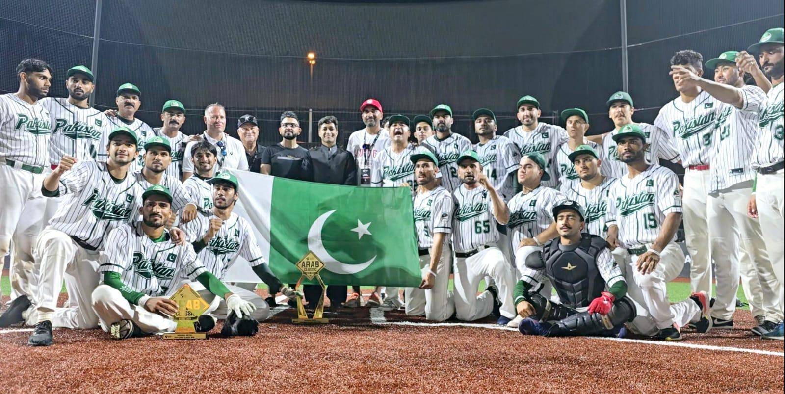 Pakistan's baseball team clinch Arab Classic Dubai 2024 championship title