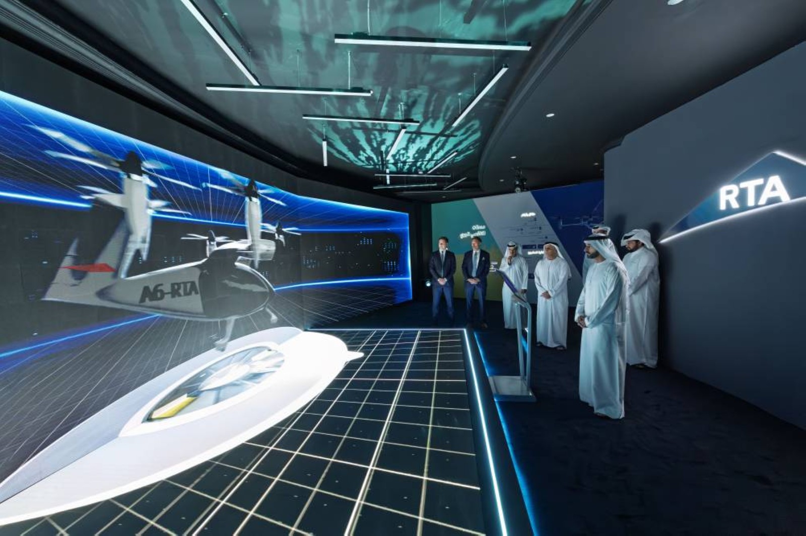 Sheikh Hamdan inaugurates construction of Dubai's first aerial taxi vertiport