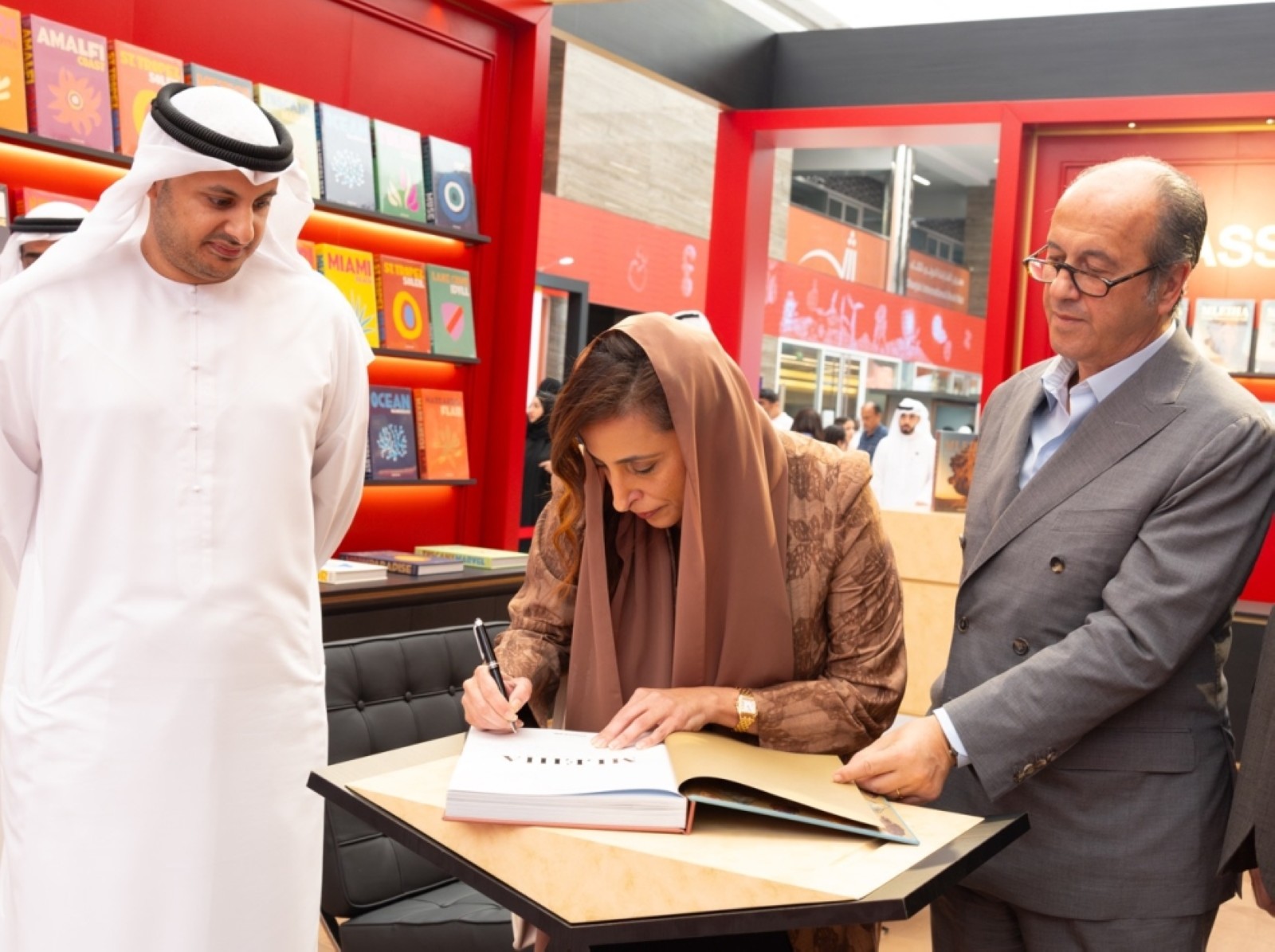 Bodour unveils Assouline section at House of Wisdom