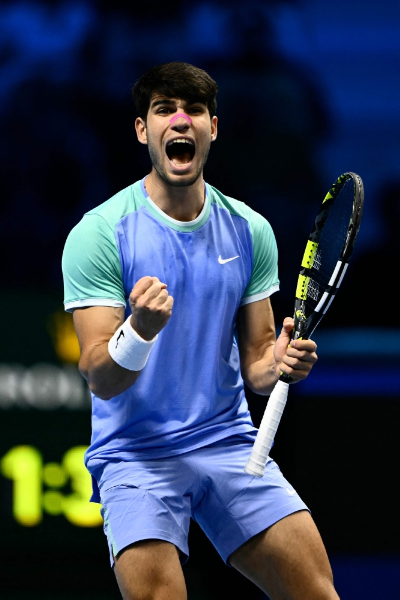 Alcaraz rallies past Rublev to revive semis hopes at ATP Finals