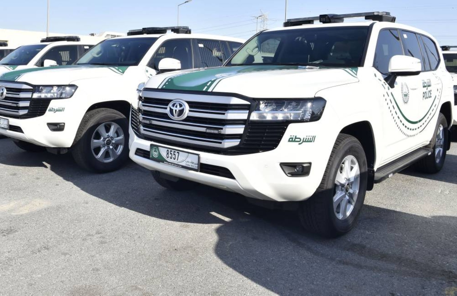 Dubai Police add 200 Land Cruisers to the fleet of patrols