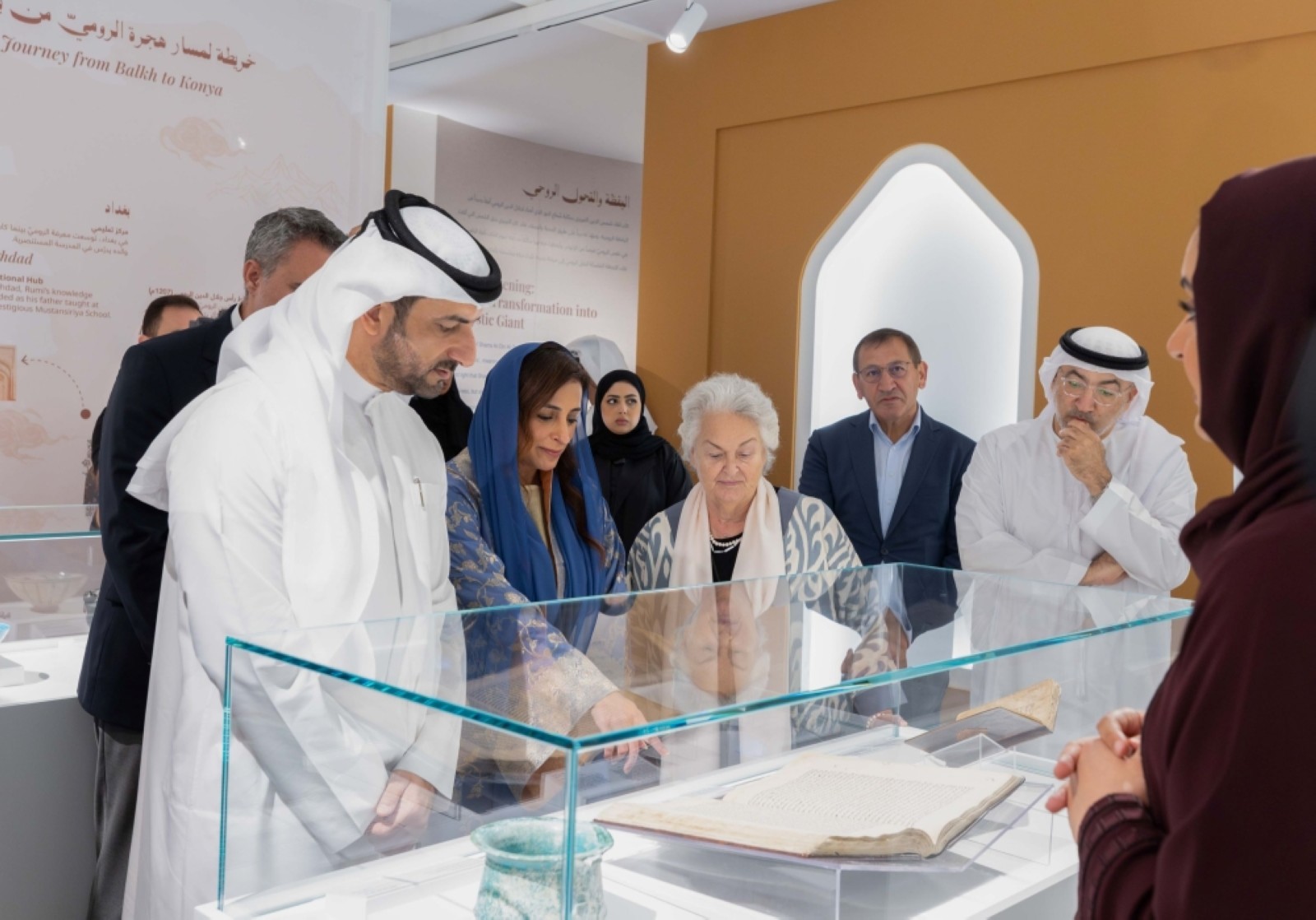 Sultan Bin Ahmed opens Rumi exhibition in Sharjah