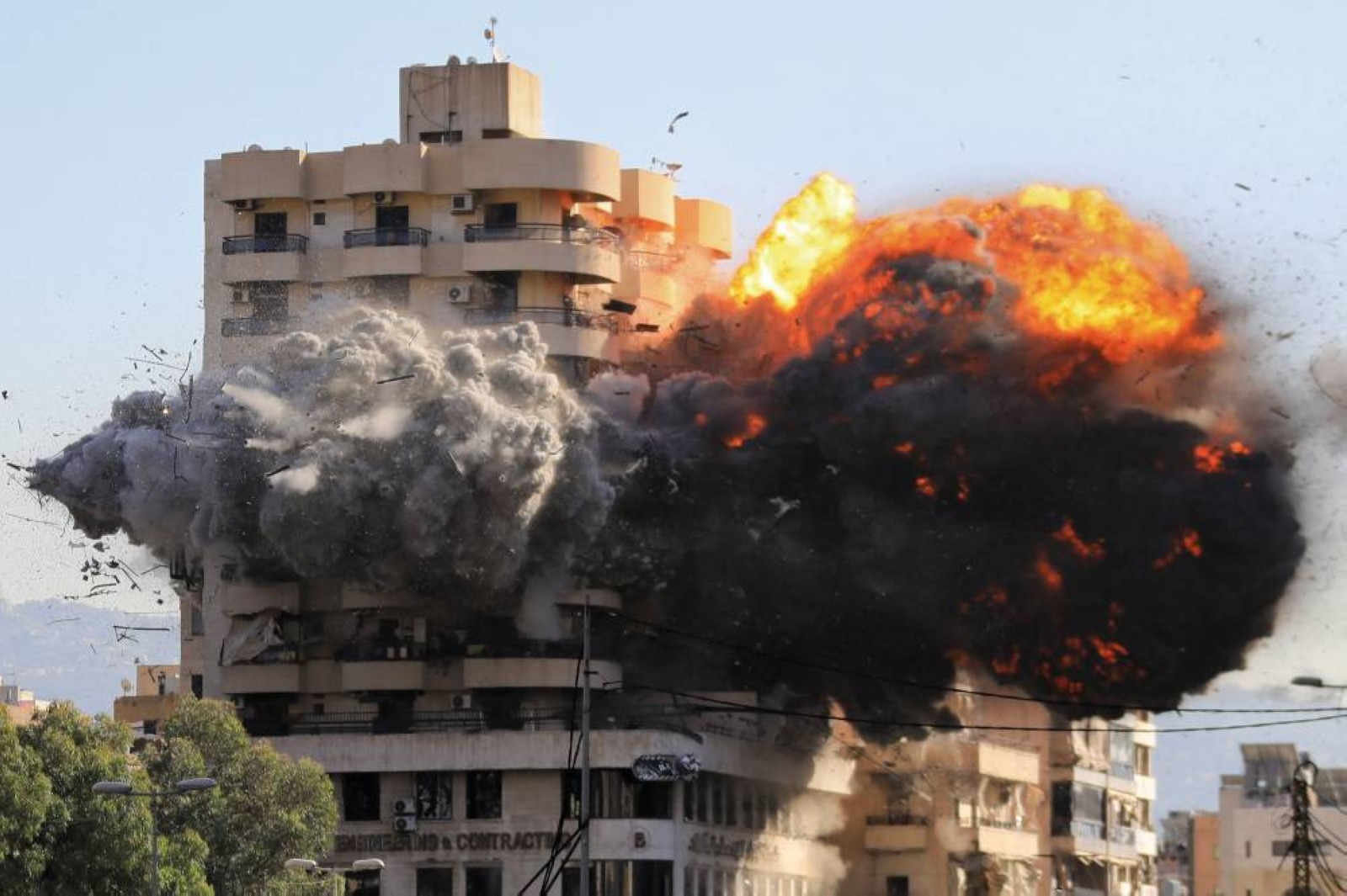 11-storey building toppled as Israel keeps up Lebanon strikes