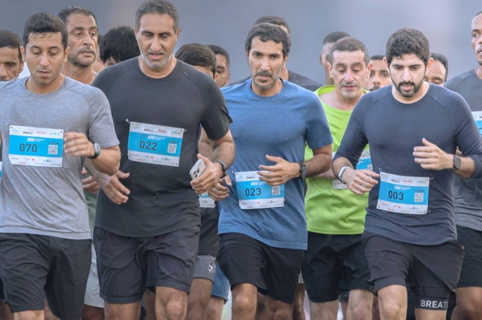 Sheikh Hamdan leads record-breaking Dubai Run
