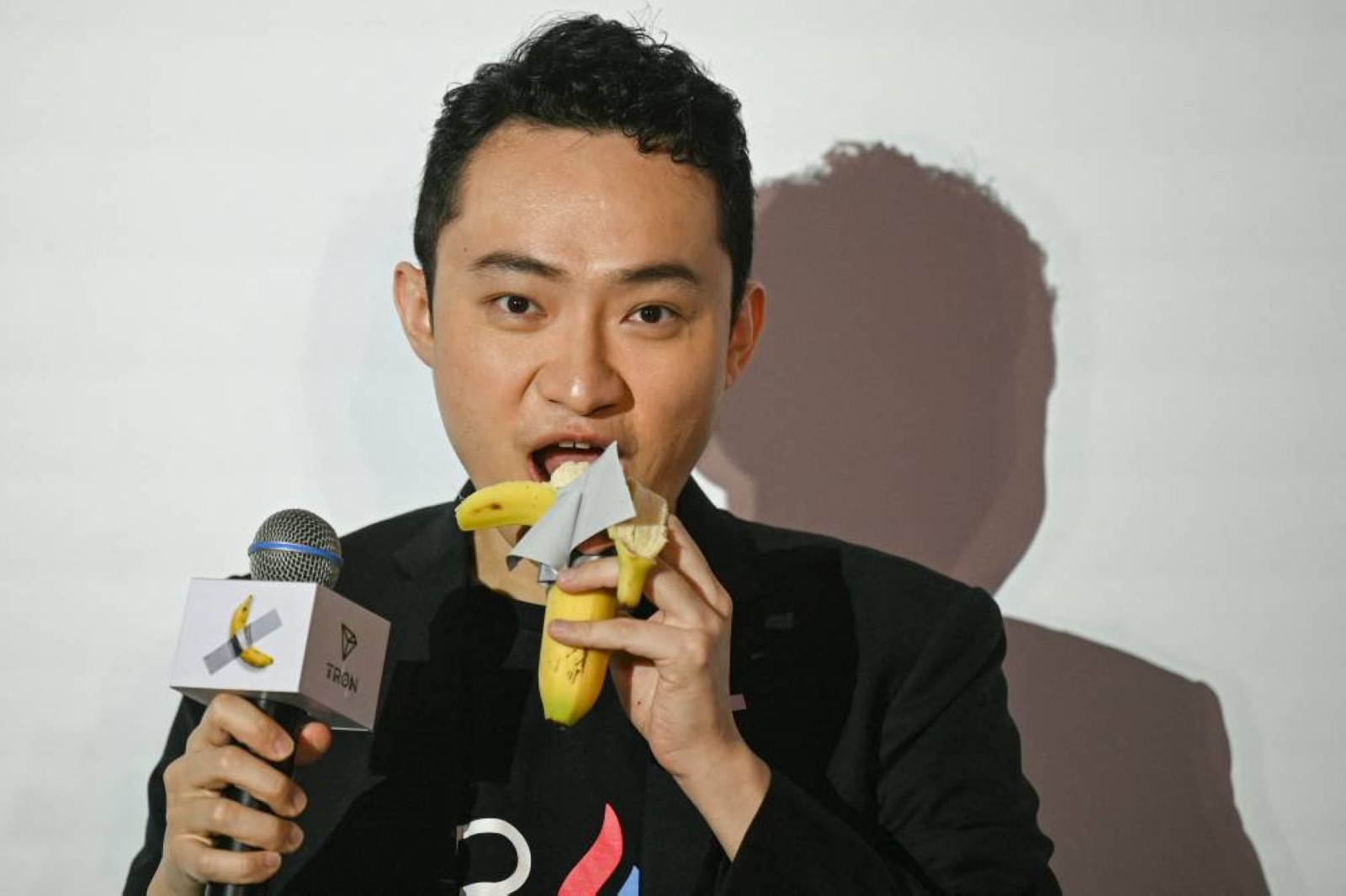 Crypto boss eats banana art he bought for $6.2 million