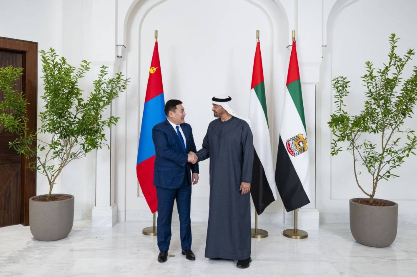 UAE President, Mongolian PM explore ways to strengthen bilateral ties