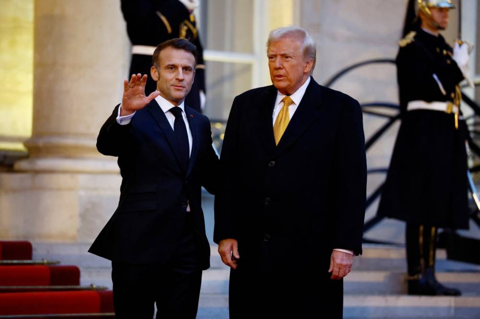 In a rare show of unity Macron and world leaders attend Notre Dame's re-opening