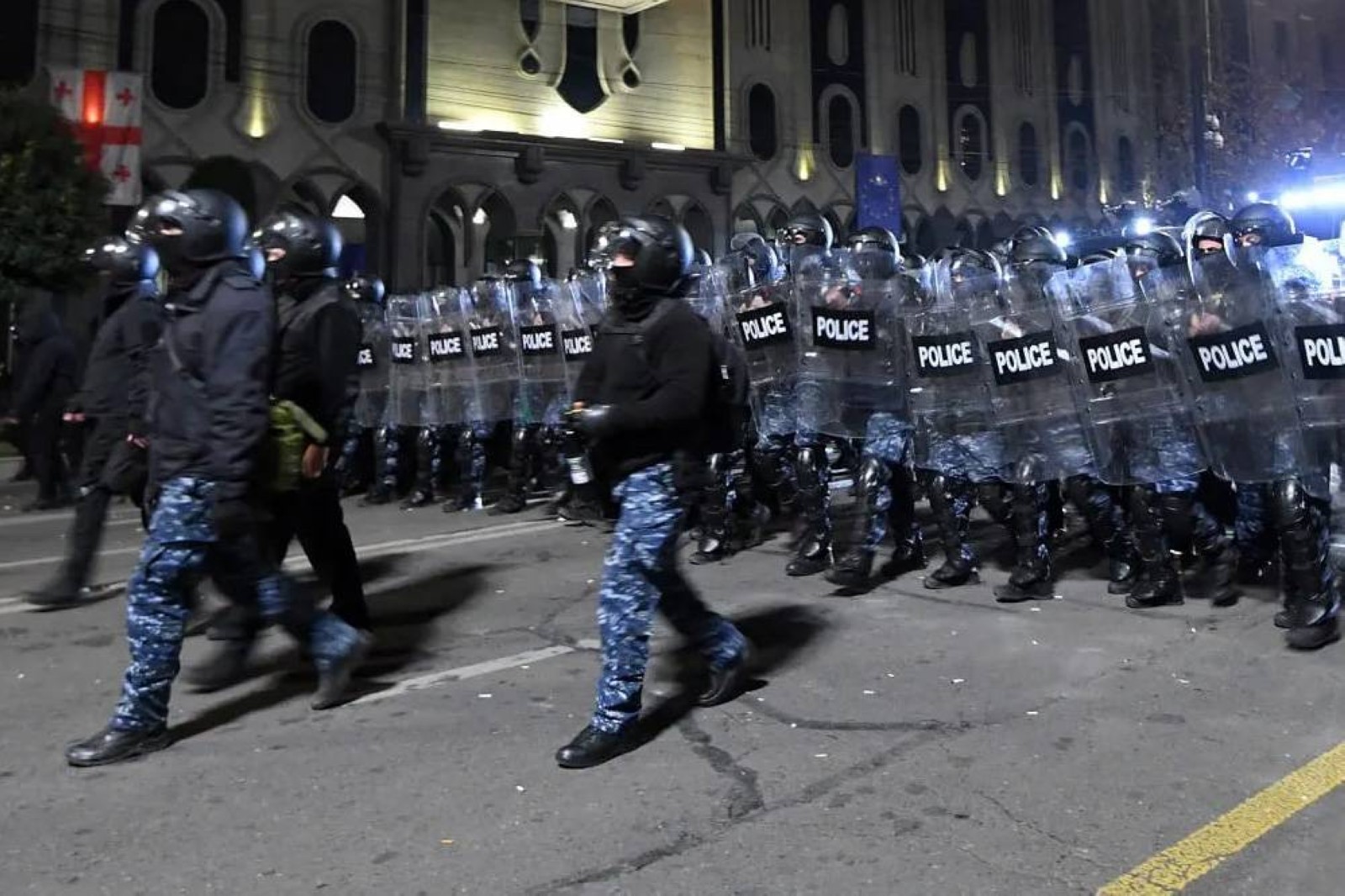 Georgia arrests 48 pro-EU protesters