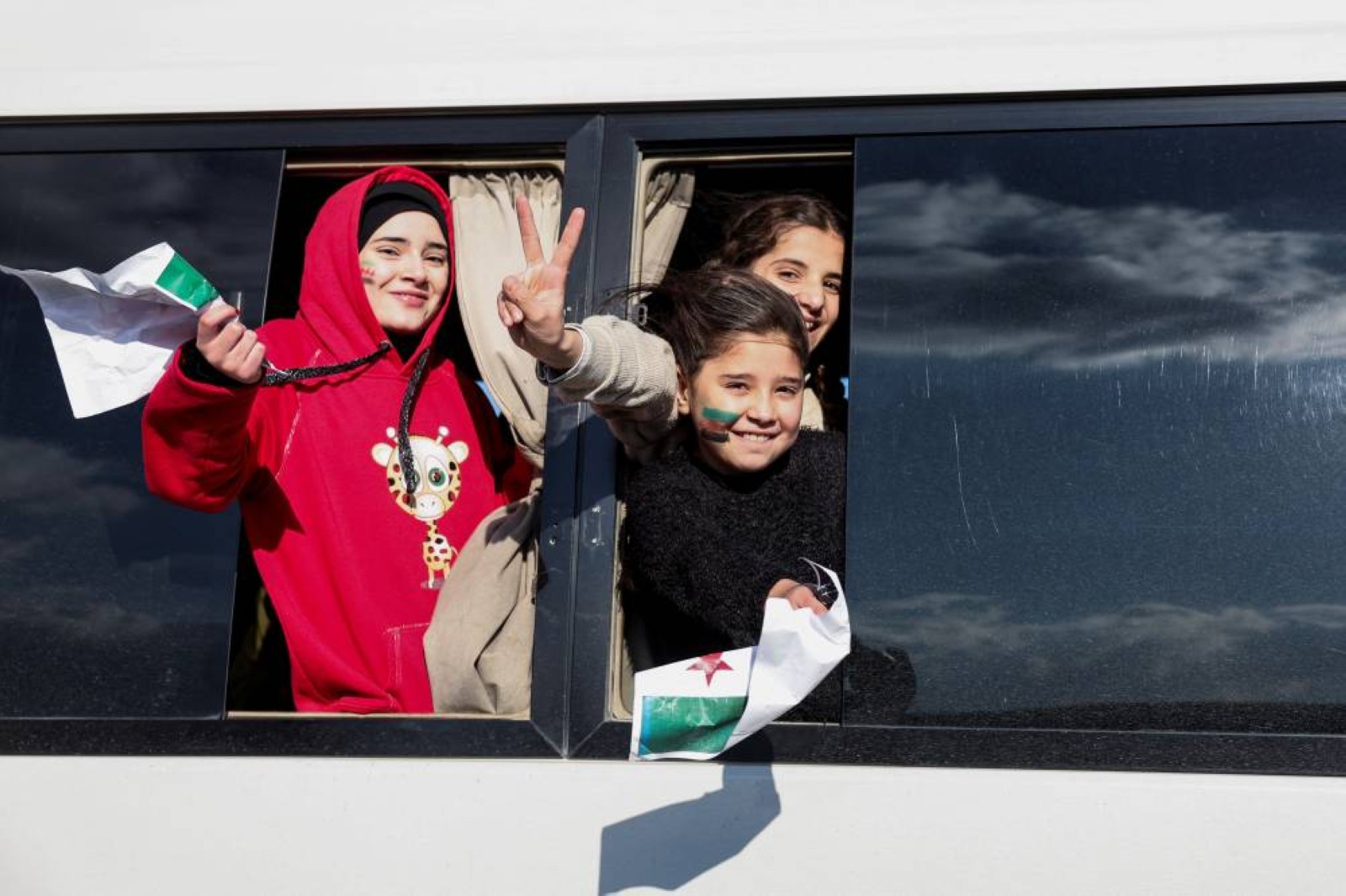 Jubilation and gunfire as Syrians celebrate end of Assad's rule