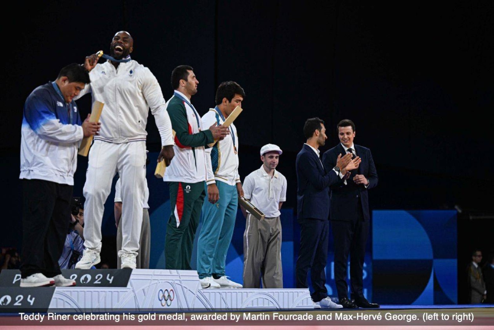Teddy Riner makes sporting history with Gold at Paris 2024 Olympics
