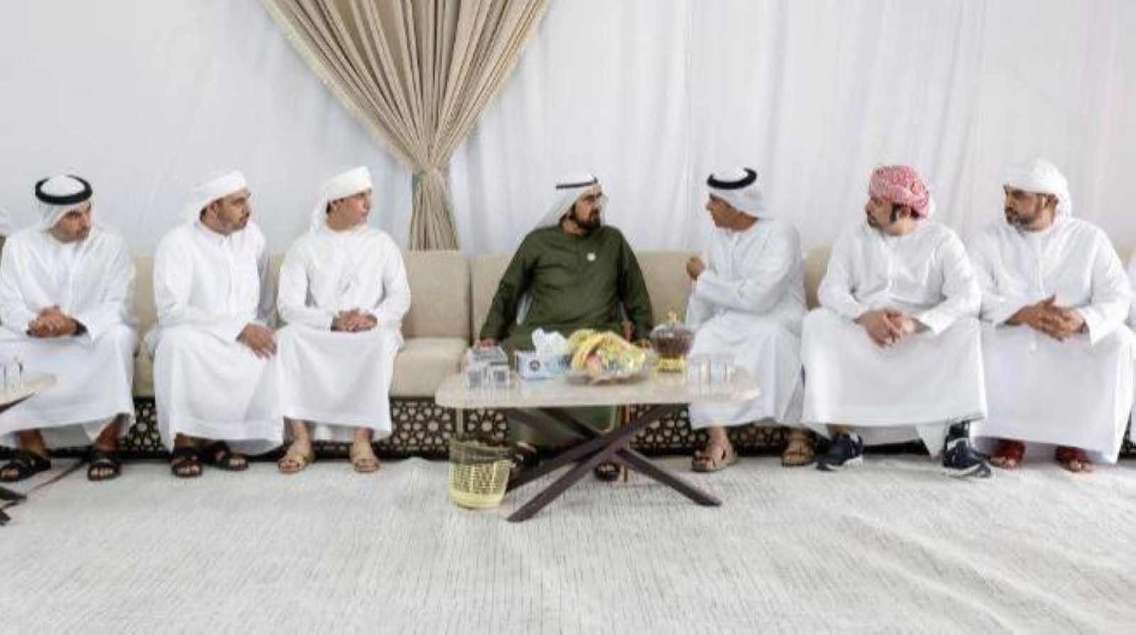 Sheikh Mohammed offers condolences on the passing of Mubarak Al Mansouri